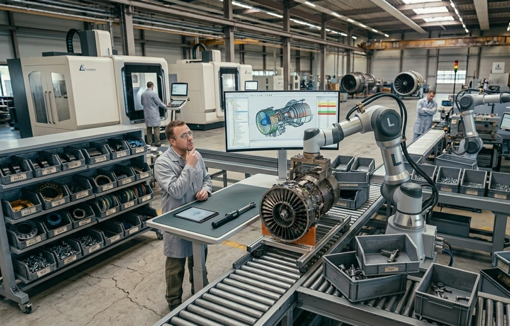 Robot industri besar